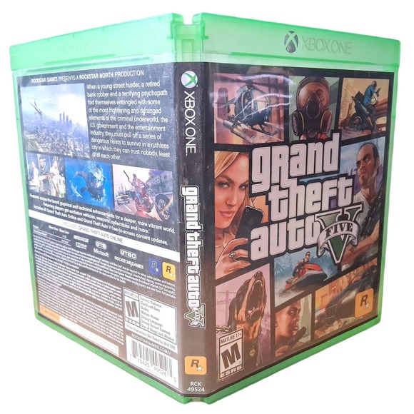RockStar Games Grand Theft Auto V 5 Xbox One Game Complete Disc Case Manual - Picture 3 of 5